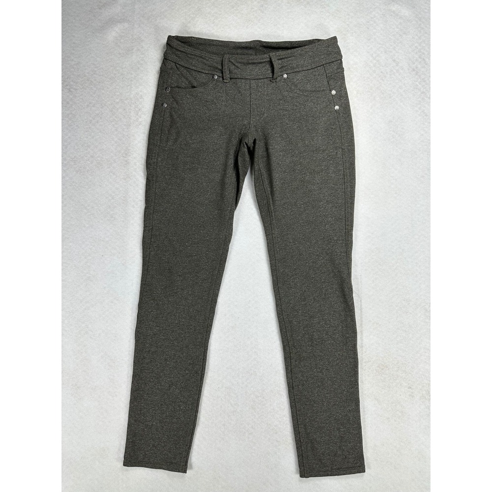 Athleta Womens XS Metro Skinny Pants Gray Heathered Supplex Stretch Jeggings